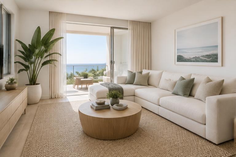 Spotless coastal home for recurring cleaning